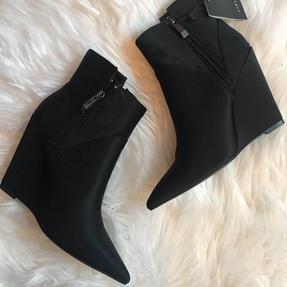 zara wedge boots